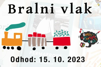 Bralni vlak logo